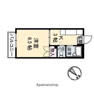 シャーメゾン石井【2階】の間取り