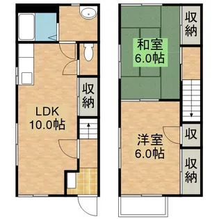 ミニオンハイツ C棟【1階】の間取り