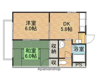 ファジー洋光【1階】の間取り