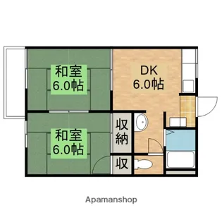 ファジー洋光【2階】の間取り
