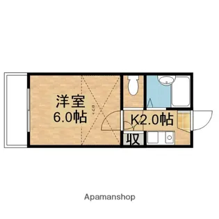 サンコーポ海田幸【2階】の間取り