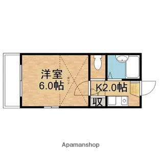 サンコーポ海田幸【1階】の間取り