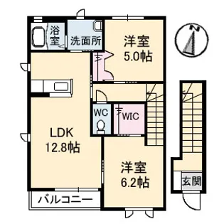 A・LIVE【2階】の間取り