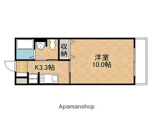 JRBハイツ矢野2番館【3階】の間取り