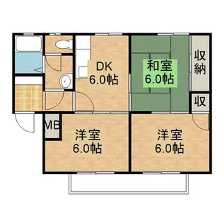 広島県広島市安芸区矢野東2丁目【マンション】の間取り