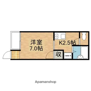 広島県安芸郡海田町曙町【マンション】の間取り