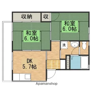 ベルメゾンイシダ【2階】の間取り