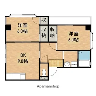 広島県安芸郡海田町昭和町【マンション】の間取り