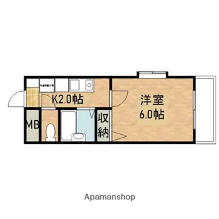 広島県安芸郡海田町南堀川町【マンション】の間取り