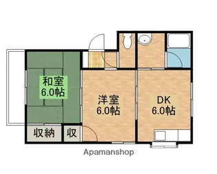 メゾン濱崎【2階】の間取り