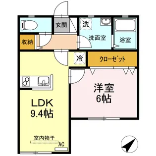 SDハイツ【1階】の間取り
