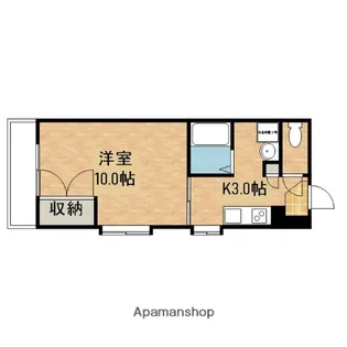 広島県安芸郡海田町昭和町【マンション】の間取り