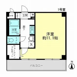 ロジュマン【4階】の間取り