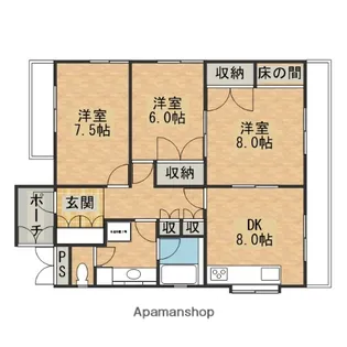 プチメゾン正田【3階】の間取り