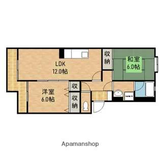 広島県広島市安芸区矢野東5丁目【マンション】の間取り