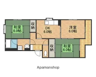 広島県広島市安芸区矢野東5丁目【マンション】の間取り