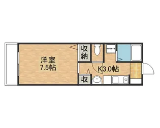 セレスト瀬の川【1階】の間取り