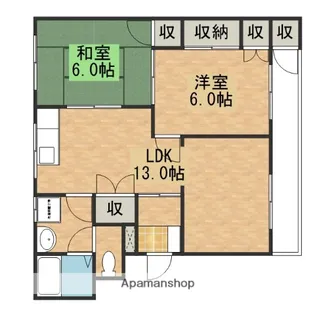 ニューライフ石田【2階】の間取り