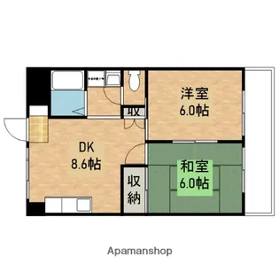 広島県安芸郡海田町南幸町【マンション】の間取り