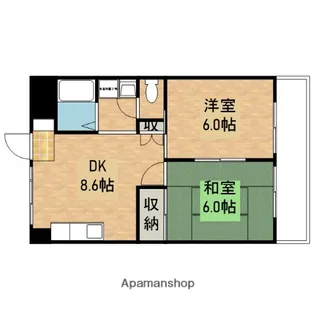 広島県安芸郡海田町南幸町【マンション】の間取り