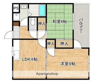 さくら【2階】の間取り