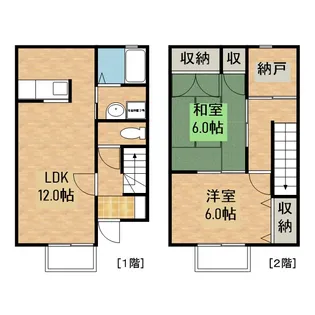 ファミーユうらた壱番館【1階】の間取り