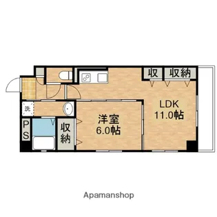 ASHIYA VIVID 海田【3階】の間取り