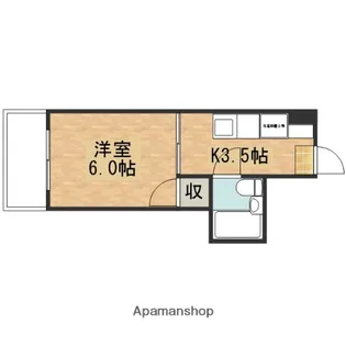 広島県安芸郡海田町南大正町【マンション】の間取り