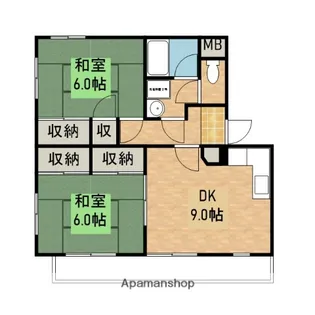 メゾン・ド・ソシエ【3階】の間取り