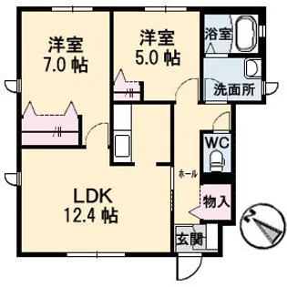 ソフィアM Ⅴ【1階】の間取り