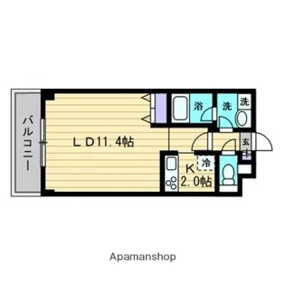 メゾン中野駅前【1階】の間取り