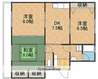 レジデンス木村【2階】の間取り