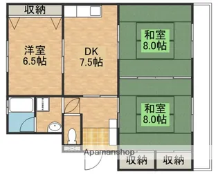 レジデンス木村【1階】の間取り