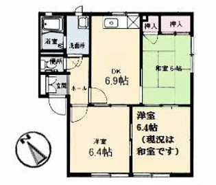 メゾン・ノリ【1階】の間取り