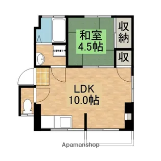 天神マンション【1階】の間取り