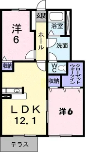 パストラルコート【1階】の間取り