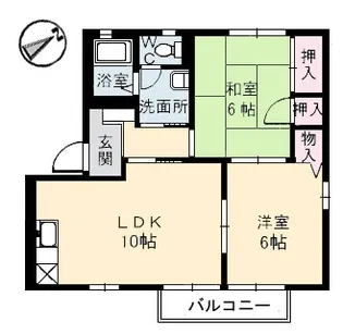フォーレスさくら野【2階】の間取り