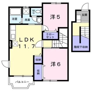 アーバイン・パエーゼ A【2階】の間取り