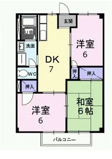 ニューシティ武田【2階】の間取り