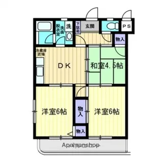 光洋マンション【2階】の間取り