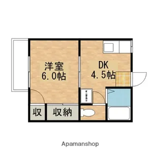 ルミエール萩原2【2階】の間取り