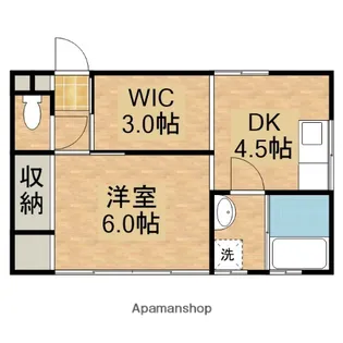 鹿籠コーポラス【3階】の間取り