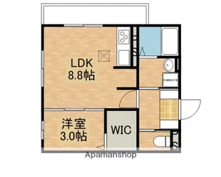 ホスタ光ヶ丘【1階】の間取り