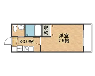 リヴェール海田【2階】の間取り