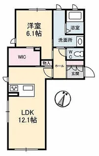 シャーメゾンINOUE【1階】の間取り