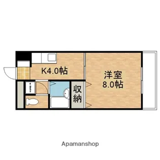 ソフィエール矢賀新町【2階】の間取り