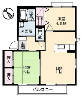 SHAROCK HOMUS 壱番館【1階】の間取り