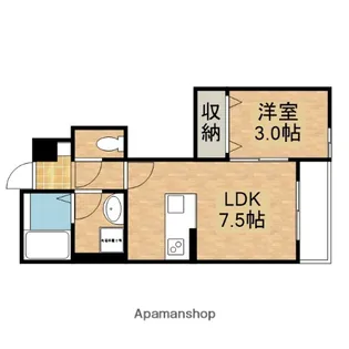 AP IWASHIYA【1階】の間取り