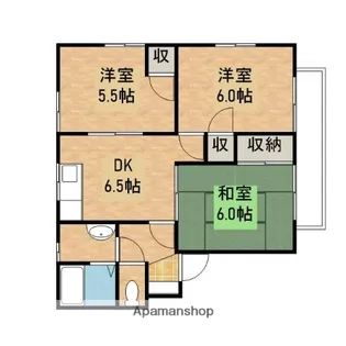 メゾニティ武田B棟【1階】の間取り