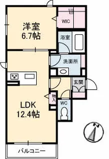 LAVITA(ラ・ヴィータ)【2階】の間取り